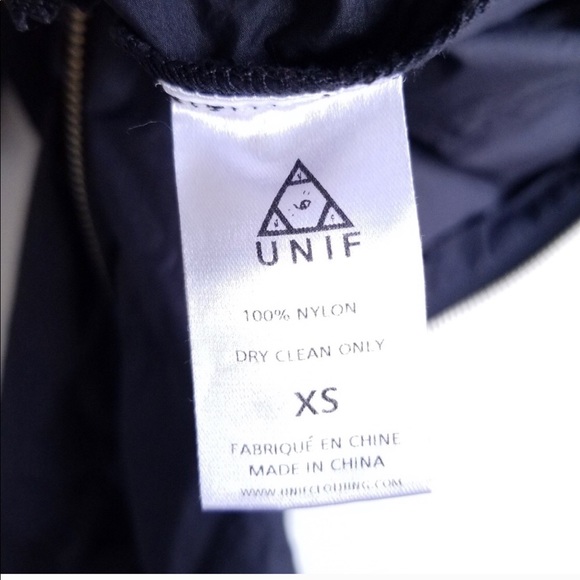 UNIF x Urban Outfitters XS Long Jacket Zip Up Side - Picture 8 of 8